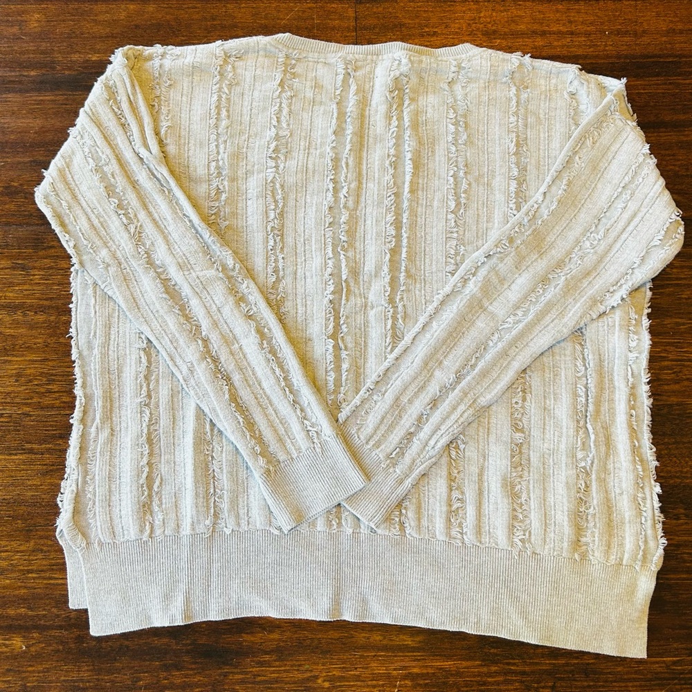 Textured Grey Sweater - Picture 2 of 4